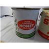 Image 2 : Pure canadian honey and other assorted vintage tins