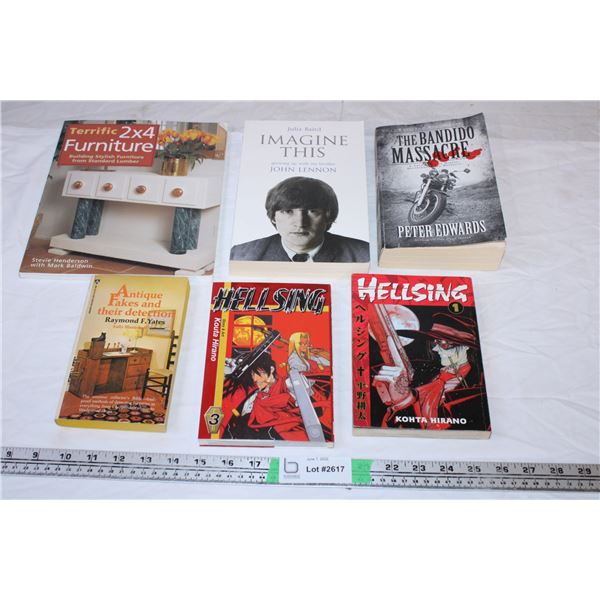 assortment of Books (6)