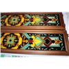 Image 3 : Pair of stained Glass Style Windows 9X40