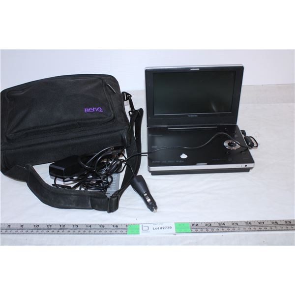 Toshiba Portable DVD Player and case