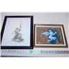 Image 1 : Framed Pencil art and framed print (2)