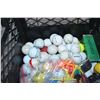 Image 5 : Plastic Crate with Golfing shoes size 10,golf balls,misc items