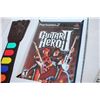 Image 4 : Playstation 2 Guitar Hero game and Guitar