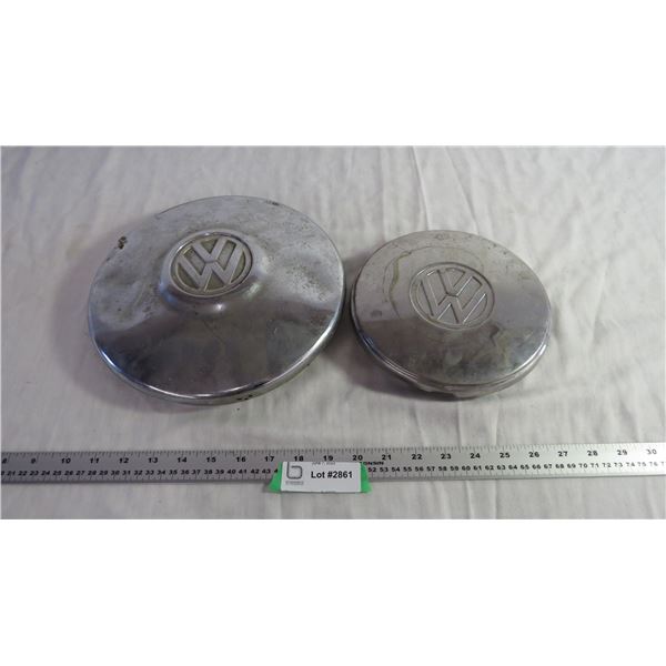 (2) Volkswagen hubcaps