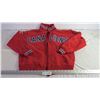 Image 1 : Montreal Canadiens Zip Up-no size marked-approx medium, some paint stains on inside front