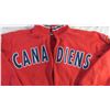 Image 2 : Montreal Canadiens Zip Up-no size marked-approx medium, some paint stains on inside front