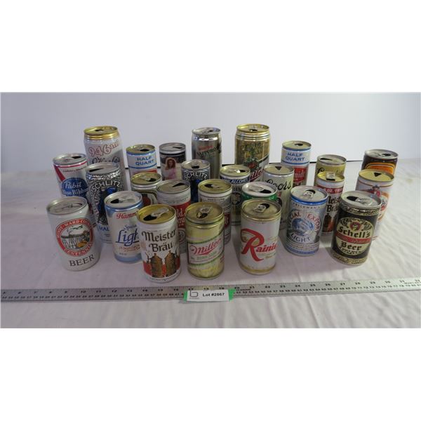 (26) Various Beer Cans