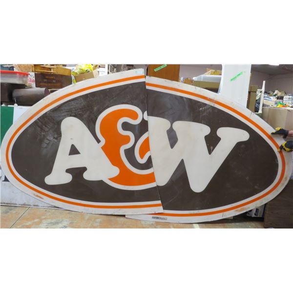 A&W Sign-has been cut-plexiglass-142x70