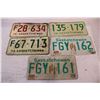 Image 2 : Various Saskatchewan License Plates (8)
