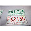 Image 3 : 1971,1974 Saskatchewan License Plates (4)