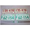 Image 1 : 1970,1975 Saskatchewan License Plates (4)