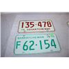 Image 2 : 1970,1975 Saskatchewan License Plates (4)