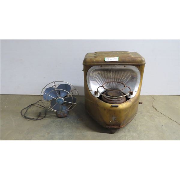 *Antique Heater and Electric Fan – NOT WORKING - Bodnarus Auctioneering