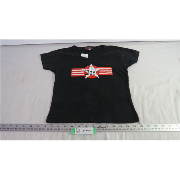 The Clash’ T-shirt-size Small- has a couple holes