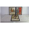 Image 1 : (3) Framed Vintage Advertisements