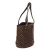Image 3 : Louis Vuitton Brown Green Mini Lin Canvas Bucket PM Shoulder Bag