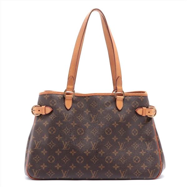Louis Vuitton Monogram Canvas Leather Batignolles Horizontal Bag