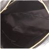 Image 4 : Salvatore Ferragamo Fiamma Satchel Laser Cut Suede with Glitter Medium Black
