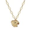 Image 2 : Gucci Gold Embellished Metal with Enamel Rajah Pendant Necklace