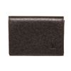 Image 1 : Louis Vuitton Black Leather Enveloppe Carte De Wallet