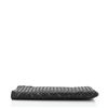 Image 3 : Bottega Veneta Front Zip Portfolio Pouch Printed Intrecciato Nappa Large Black