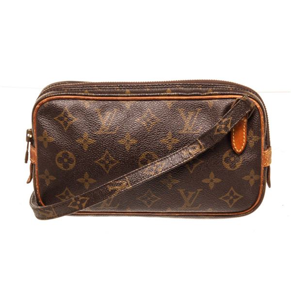 Louis Vuitton Brown Monogram Canvas Marly Crossbody Bag