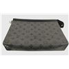 Image 3 : Louis Vuitton Black Monogram Eclipse Canvas Leather Pochette Voyage MM Clutch