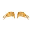 Image 4 : Hermes Gold Enamel Ear Clips Earring