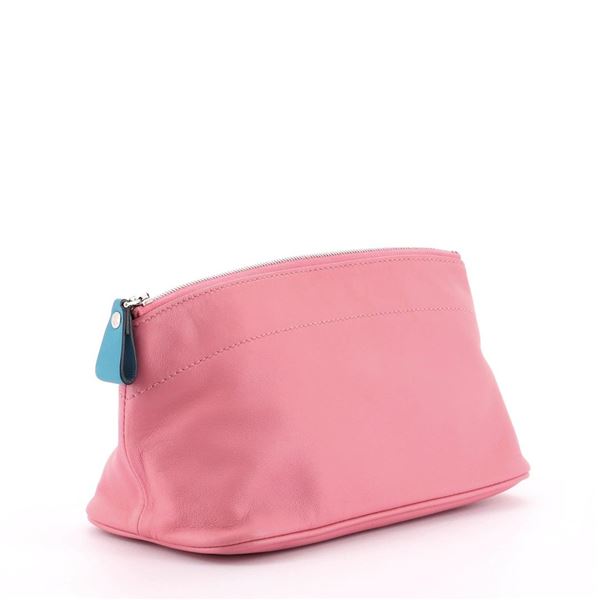 Hermes Tohubohu Pouch Milo Lambskin PM Pink