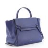 Image 1 : Celine Belt Bag Textured Leather Medium Blue