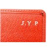 Image 5 : Louis Vuitton Orange Epi Leather w/Intials Sarah Wallet