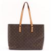 Image 1 : Louis Vuitton Brown Monogram Canvas Leather Luco Tote Bag