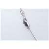 Image 4 : Christian Dior Silver-tone Studded Crystal Dog Tag Logo Chain Necklace
