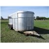 Image 2 : 16 foot cattle trailer - 4 foot receiver hitch - good tires