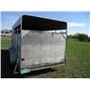 Image 3 : 16 foot cattle trailer - 4 foot receiver hitch - good tires
