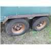 Image 7 : 15 foot storage trailer - 4 foot receiver hitch - poor tires