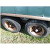 Image 9 : 15 foot storage trailer - 4 foot receiver hitch - poor tires