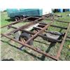 Image 3 : 8 x 8 foot trailer frame - no deck - poor tires