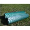 Image 1 : Green round plastic pipe - 14.5" round - 6ft long
