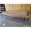 Image 1 : Work table - 78" x 36" - folding legs
