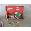 Image 1 : metal toolbox with contents - bits, ball valves