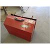 Image 5 : metal toolbox with contents - bits, ball valves