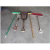 Image 1 : Garden tools shovel, broom