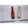 Image 1 : Beer bottle and vintage medicine bottle