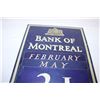 Image 3 : Bank of Montreal wall hanging calendar