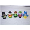 Image 4 : Marvel/Dc,Disney,Vintage Mcdonalds/flintstones Little people toys
