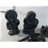 Image 2 : Black carved animal figurines