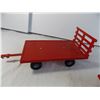 Image 2 : (2) ERTL red toy trailers