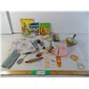 Image 1 : Vintage spinning top and kids books and other assorted toys