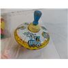 Image 7 : Vintage spinning top and kids books and other assorted toys